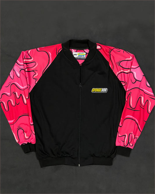 Spongebob Krusty Pants Raglan Bomber Jacket