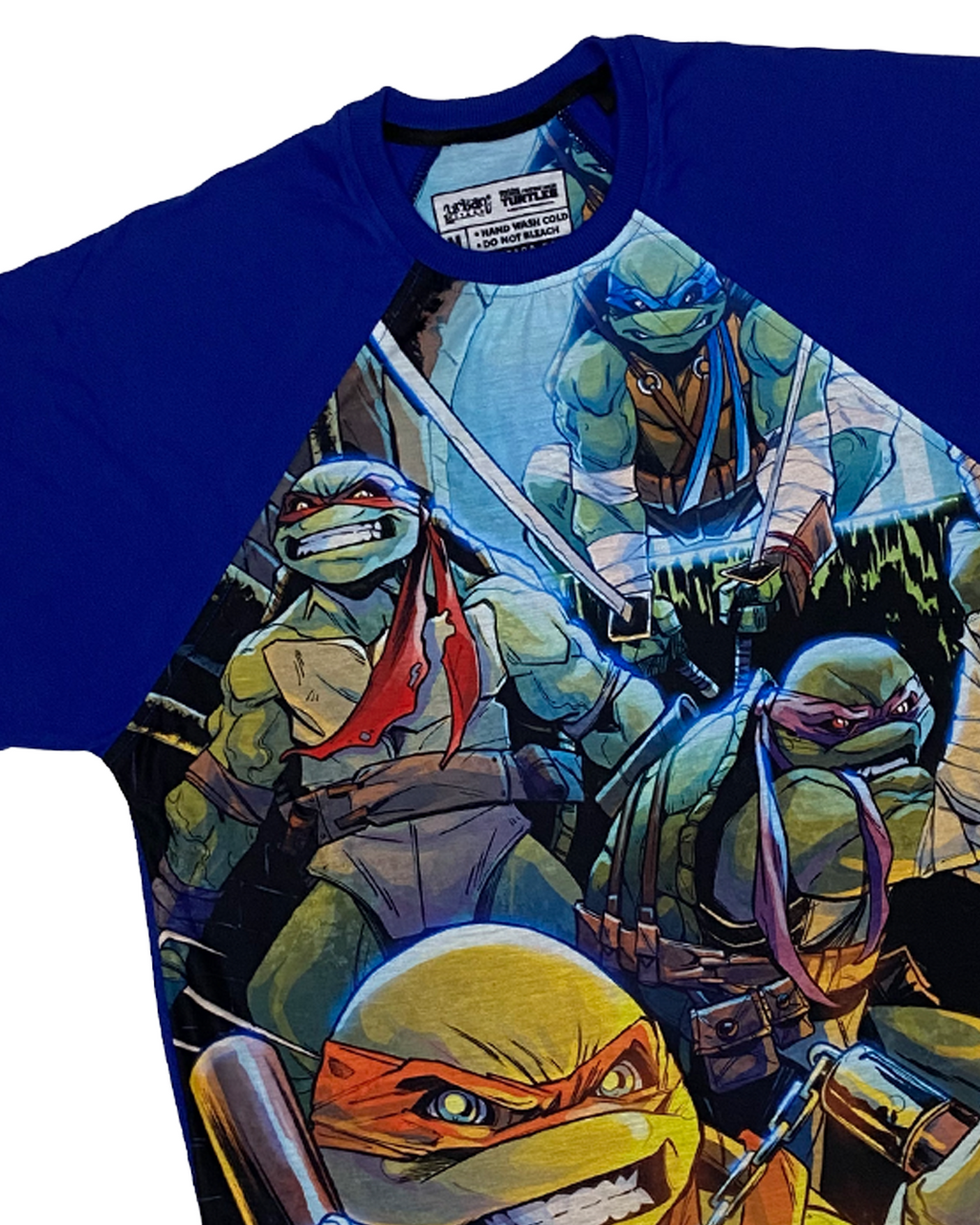 Turtles Retro Oversized Raglan T-shirt Men / 11 XL - Urban Pitara