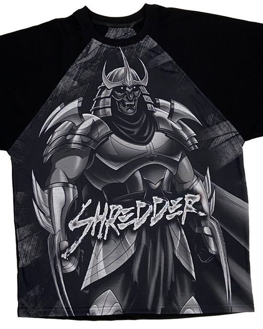 Ninja Turtles Shredder Monochrome Oversized Raglan T-shirt