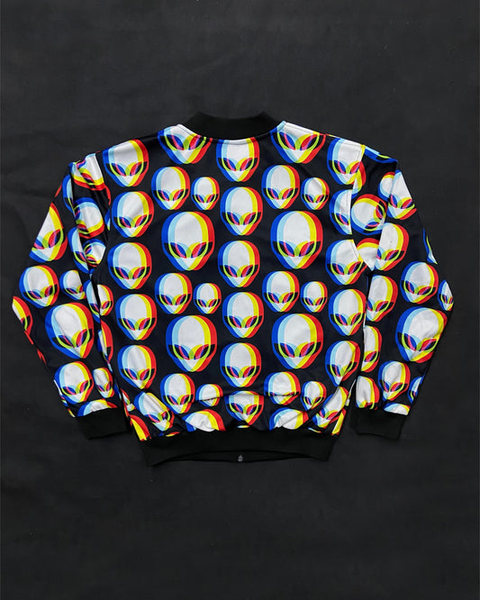 Trippy Alien Bomber Jacket