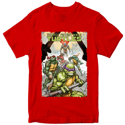 Ninja Turtles Battle Art 100% Cotton T-shirt