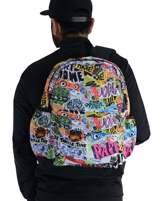 Ninja Turtles It's Turtle Time Canvas Backpack