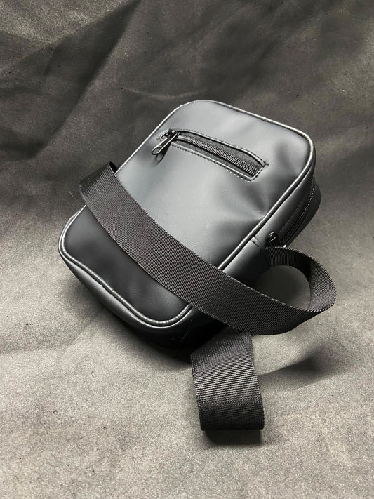 Hustle Gully King Faux Leather Side Sling Bag