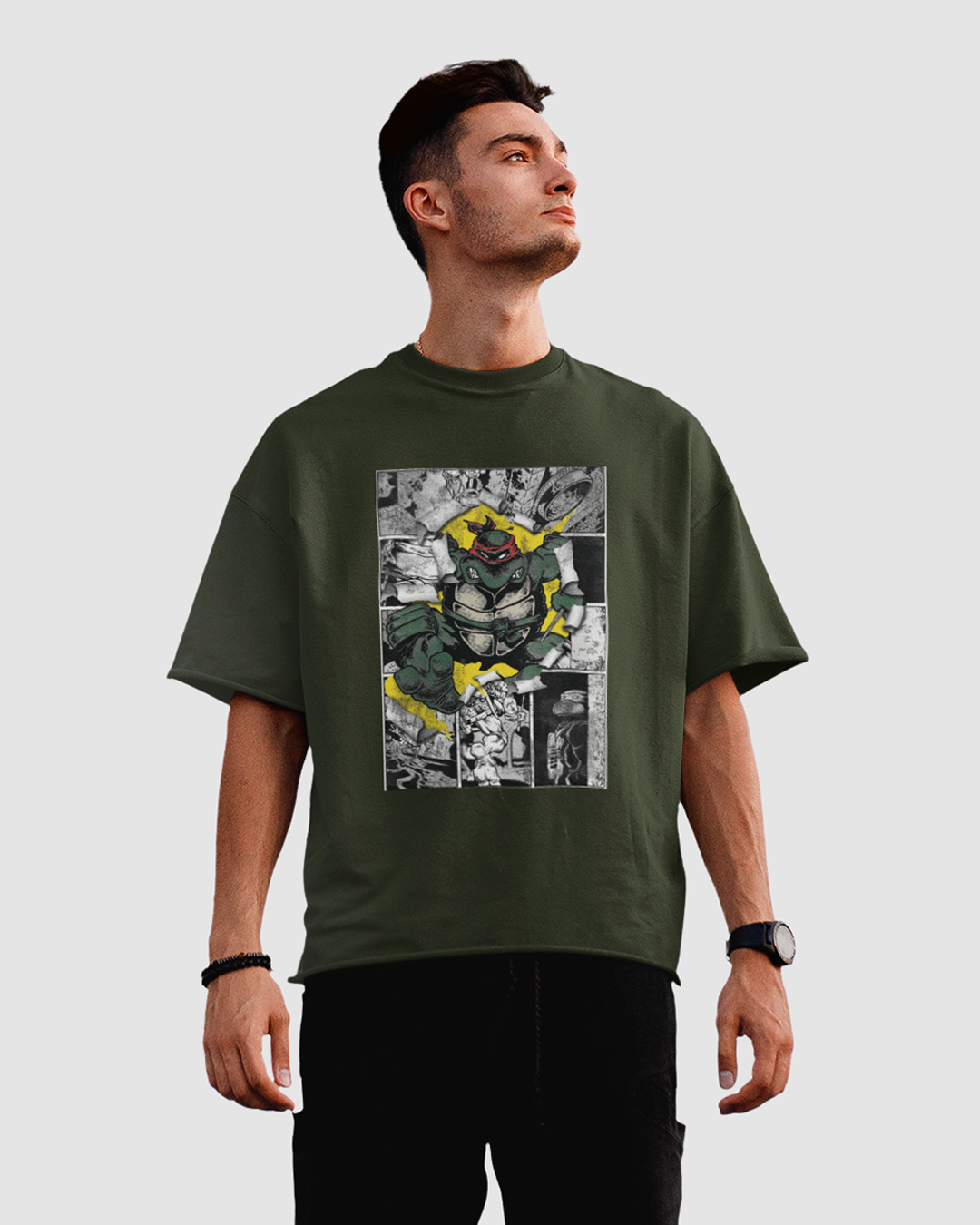 Ninja Turtles Comics Blast Oversized 100% Cotton Tshirt