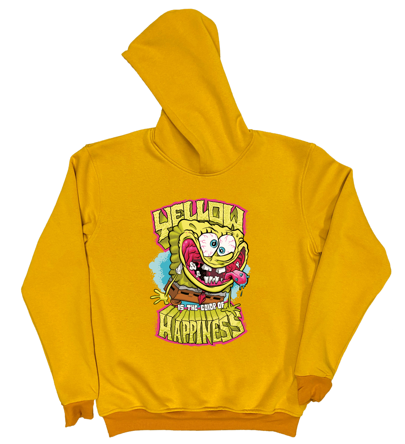 Spongebob hoodie yellow hotsell