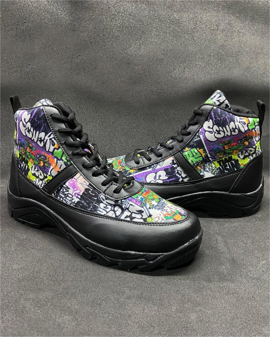 Ninja Turtles Outta Sewer High Top Canvas Sneakers