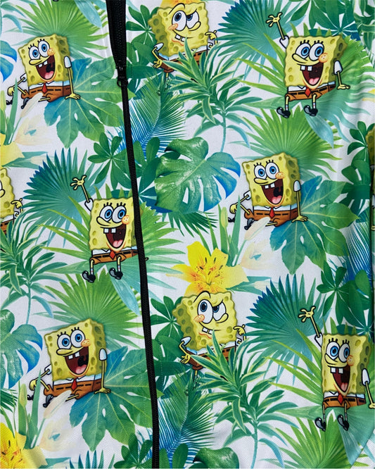 Spongebob Tropical Vibes Bomber Jacket