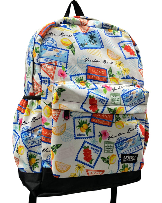 Wanderlust Canvas Backpack