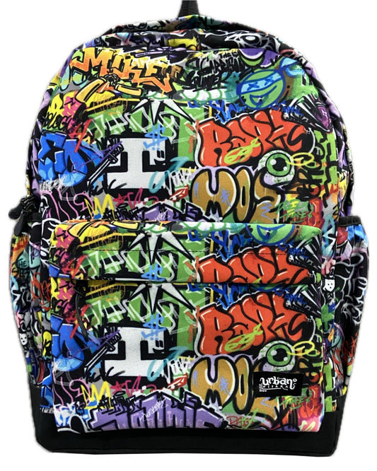 Ninja Turtles Grafitti Canvas Backpack