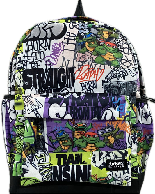 Ninja Turtles Straight Outta Sewer Canvas Backpack