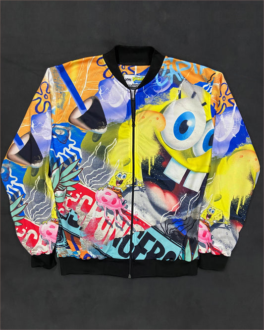 SpongeBob Fun Mag Bomber Jacket