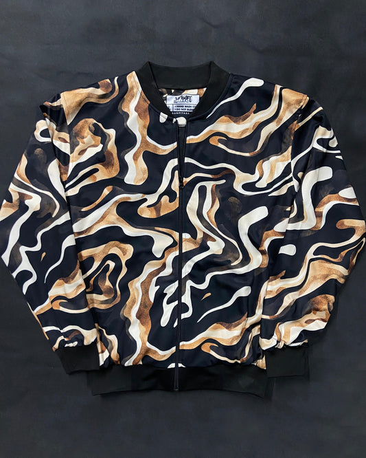 Liquid Gold Bomber Jacket