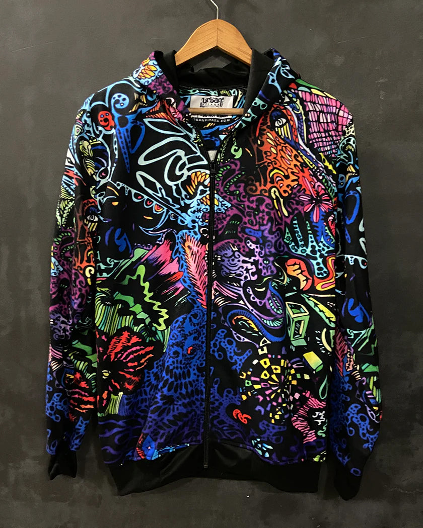 Acid Trip Zipper Hoodie - Main Image