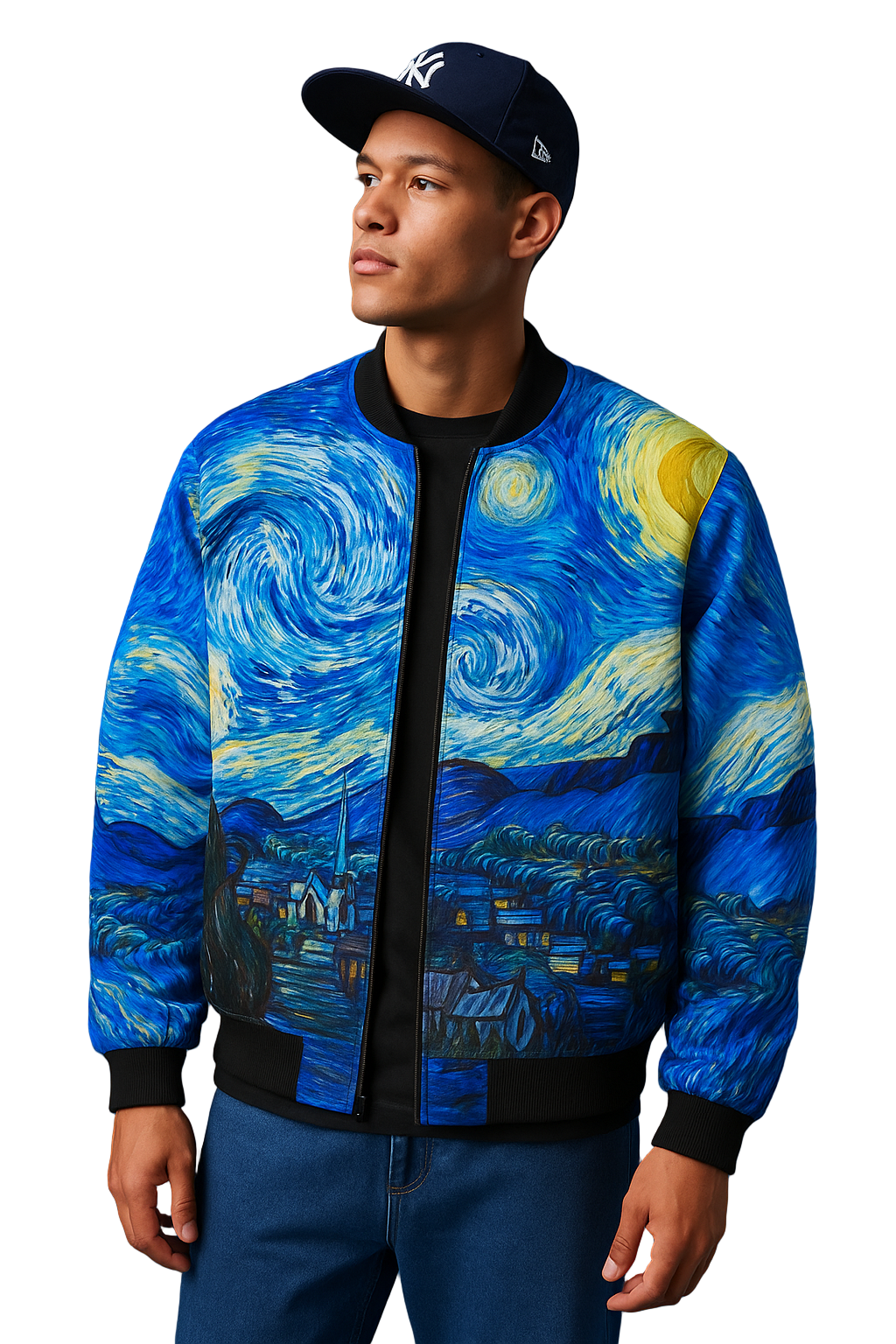 Starry Night Ft. Van Gogh Bomber Jacket