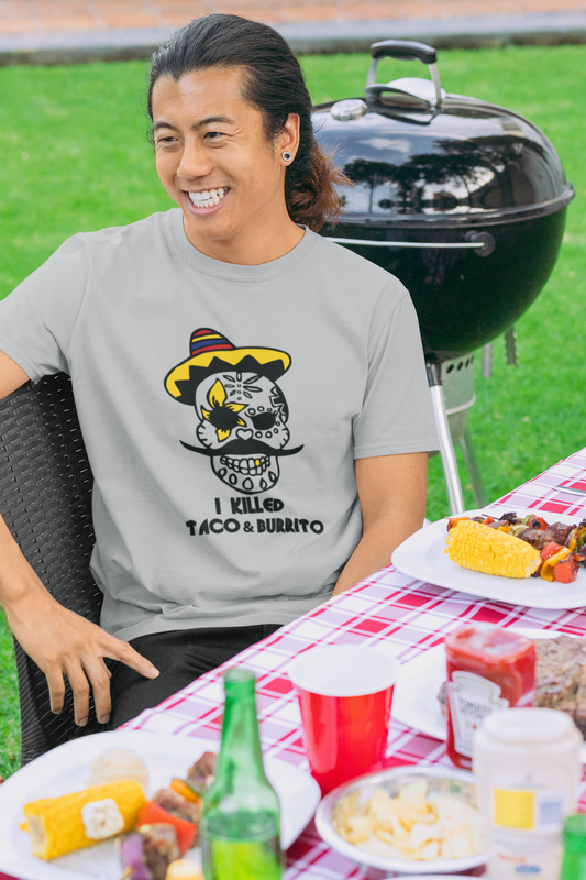 Taco Burrito 100% Cotton T-shirt