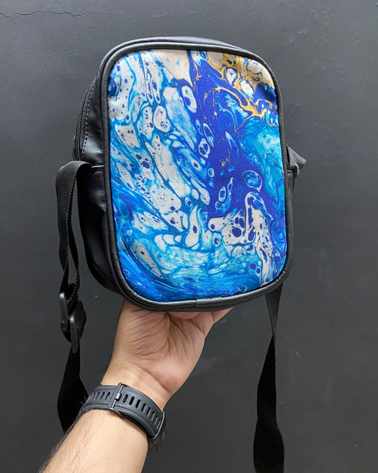 H2FLO Faux Leather Side Sling Bag