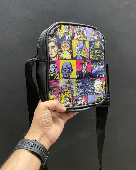 Killer Comics Faux Leather Side Sling Bag