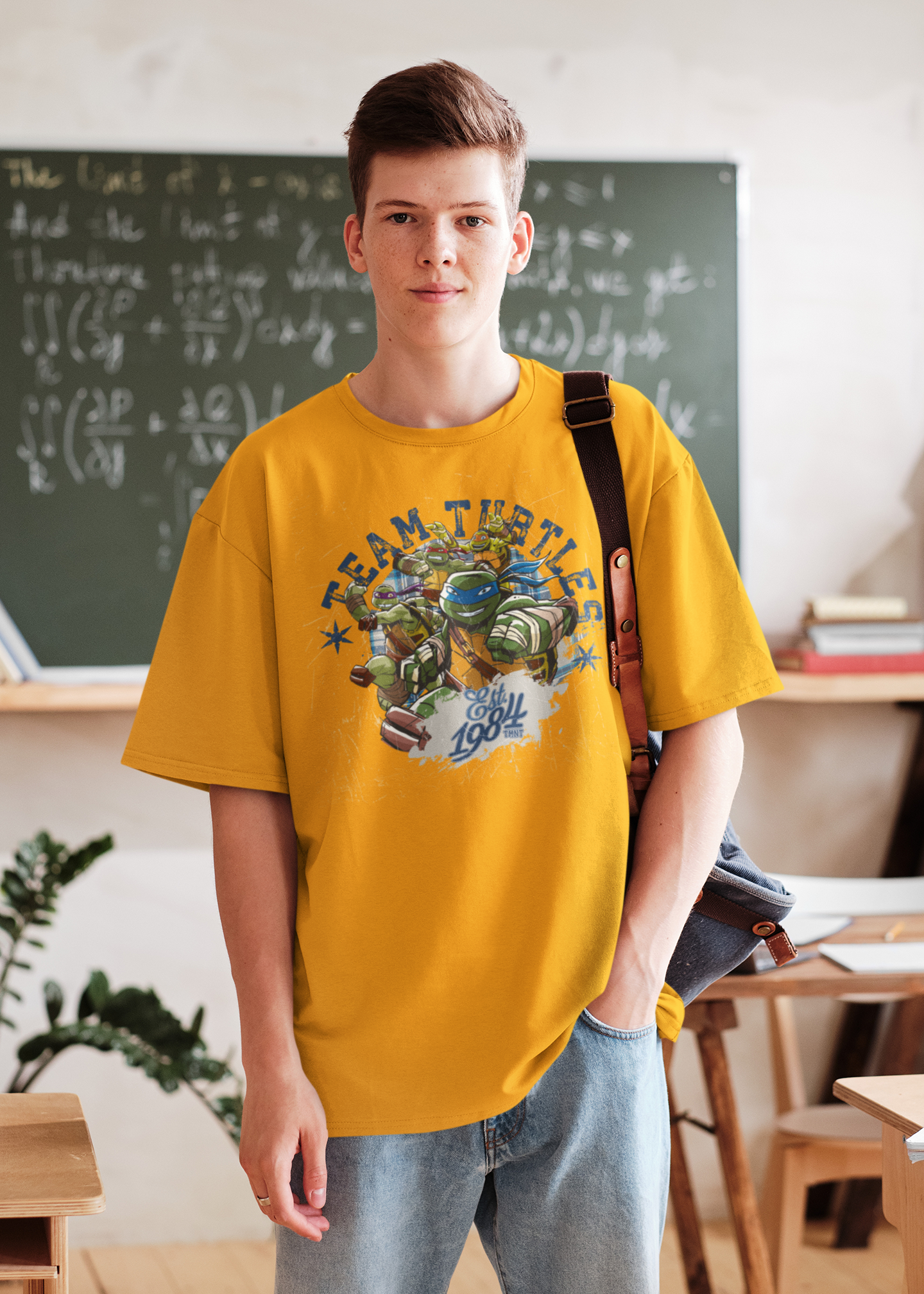 Team Ninja Turtles Oversized 100% Cotton Tshirt