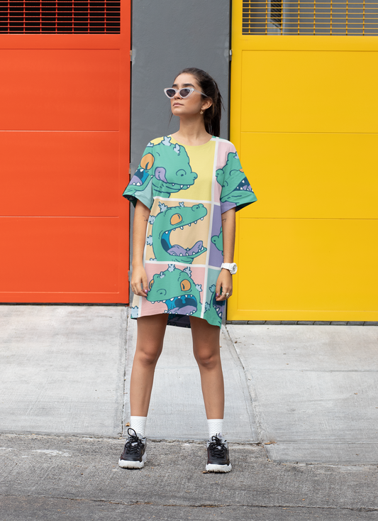 Rugrats Reptar Oversized T-shirt Dress