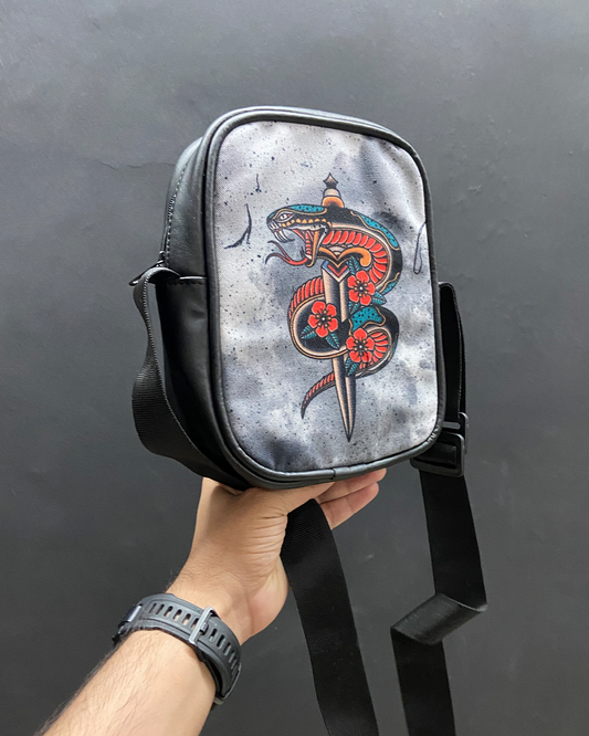 Viper Grunge Faux Leather Side Sling Bag