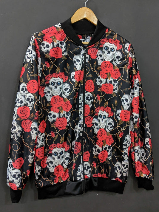 Skull Roses Bomber Jacket