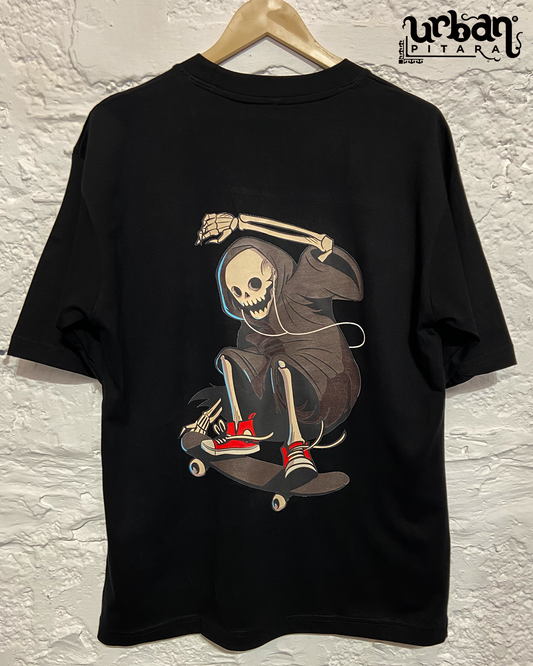 Skate Ghost 100% Cotton Oversized t-shirt