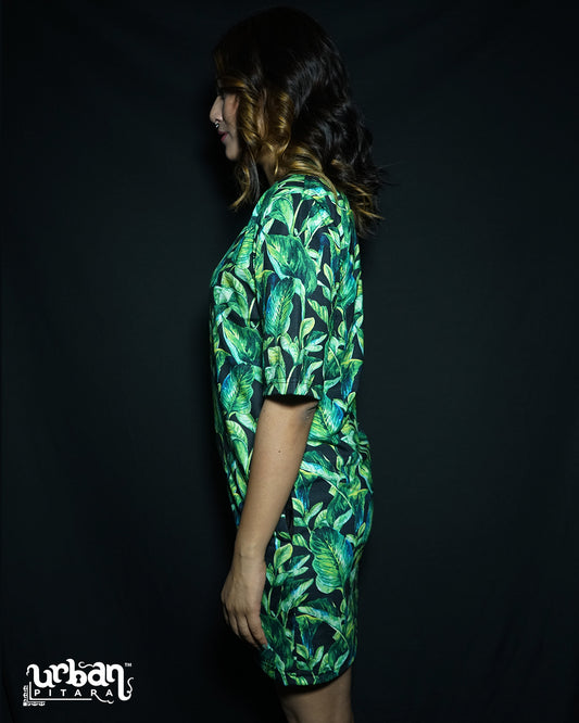 Forest  Oversized Tshirt Dress