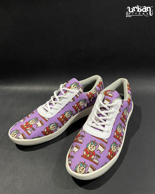 Cafe Unicorn Canvas Sneakers