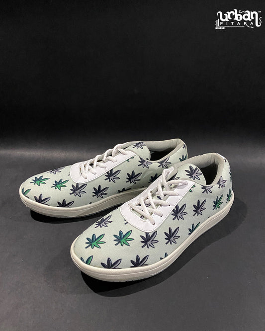 Weed Art Canvas Sneakers