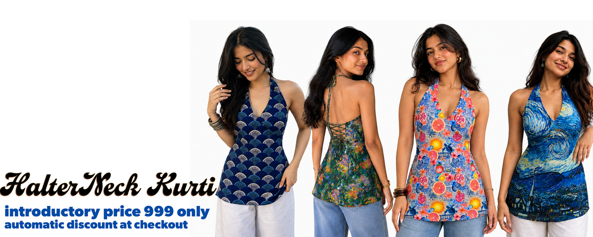 Halter Neck Kurti