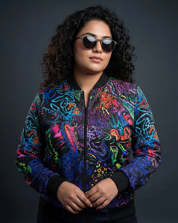 Acid Trip Bomber Jacket women