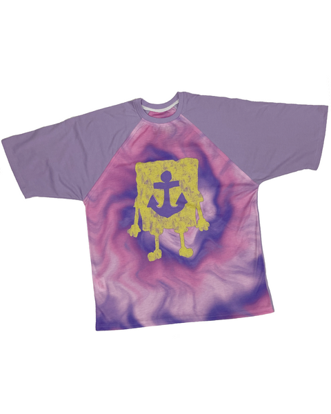 Spongebob Anchor Oversized Raglan T-shirt