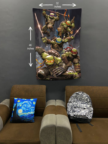 Ninja Turtles Battle Stance Flag