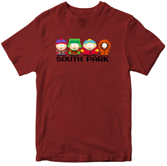 South Park 8 Bit Art 100% Cotton T-shirt