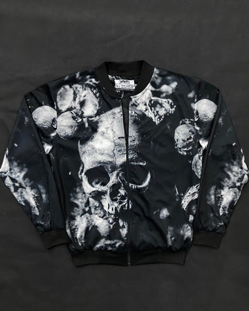 Ruined Skulls Bomber Jacket women