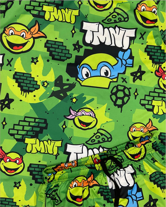 Ninja Turtles Emoji T-shirt Shorts Combo