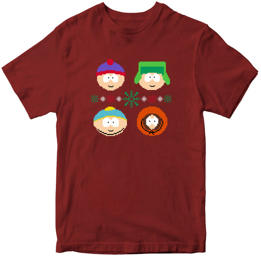 South Park 8 Bit Logo 100% Cotton T-shirt