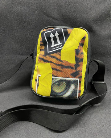 Wild Duct Tape Faux Leather Side Sling Bag