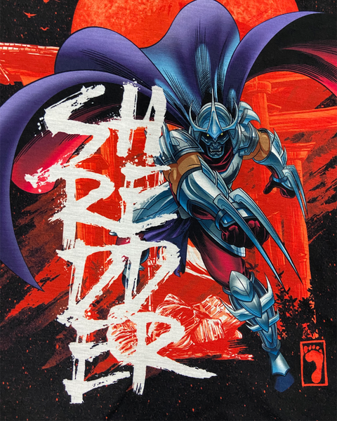 Shredder Red Oversized Raglan T-shirt