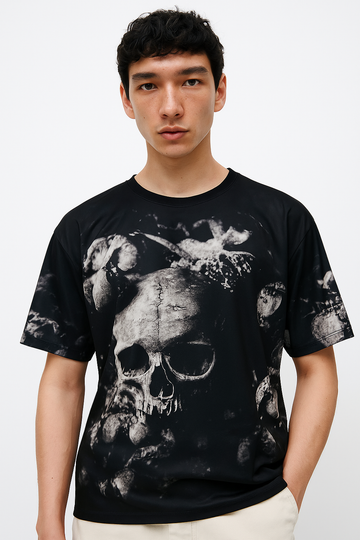 Ruined Skulls Oversized T-shirt