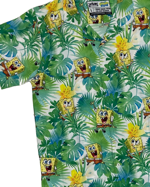 Spongebob Tropical Buttoned Shirt