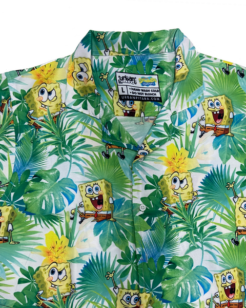 Spongebob Tropical Buttoned Shirt