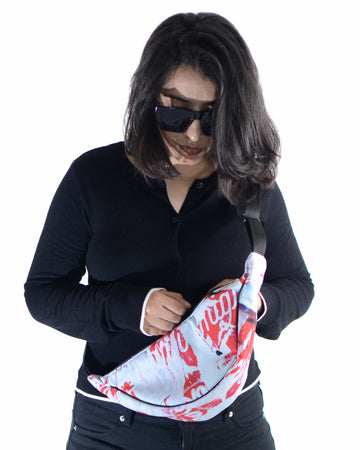 Torn Typo Shoulder Bag