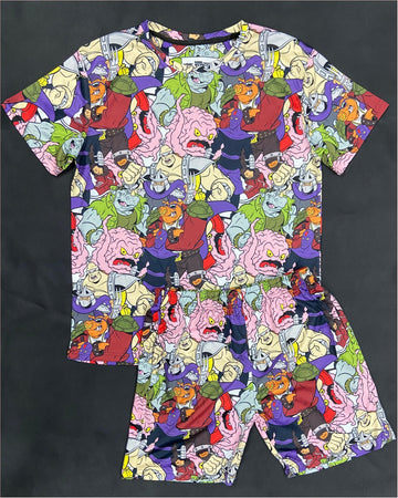 Ninja Turtles Enemies United T-shirt Shorts Combo