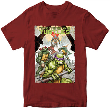 Ninja Turtles Battle Art 100% Cotton T-shirt