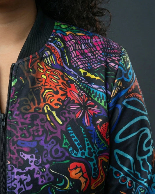 Acid Trip Bomber Jacket women