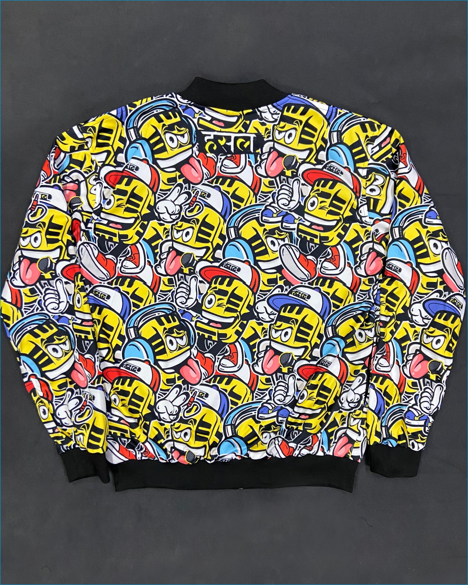 Harstone Rapper Jacket Hustle Mic Rapper Bomber Jacket