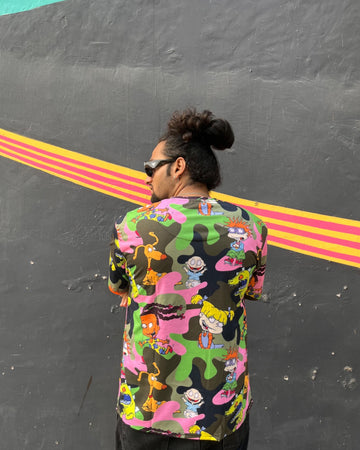 Rugrats Camo Green Oversized T-shirt