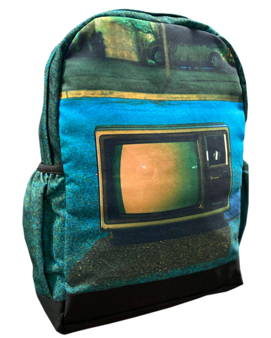 Glitch TV Canvas Backpack
