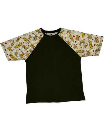 Ninja Turtles Pizza Love Oversized Raglan T-shirt